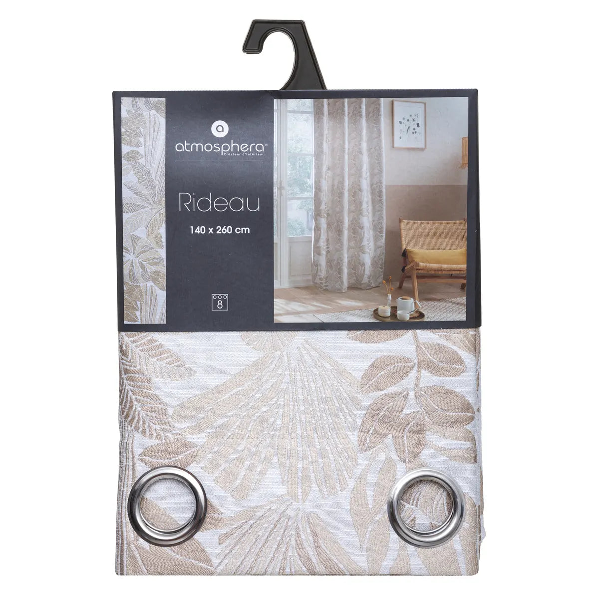 Perdea Atmosferă Bejuco, Jacquard, 140x260 cm