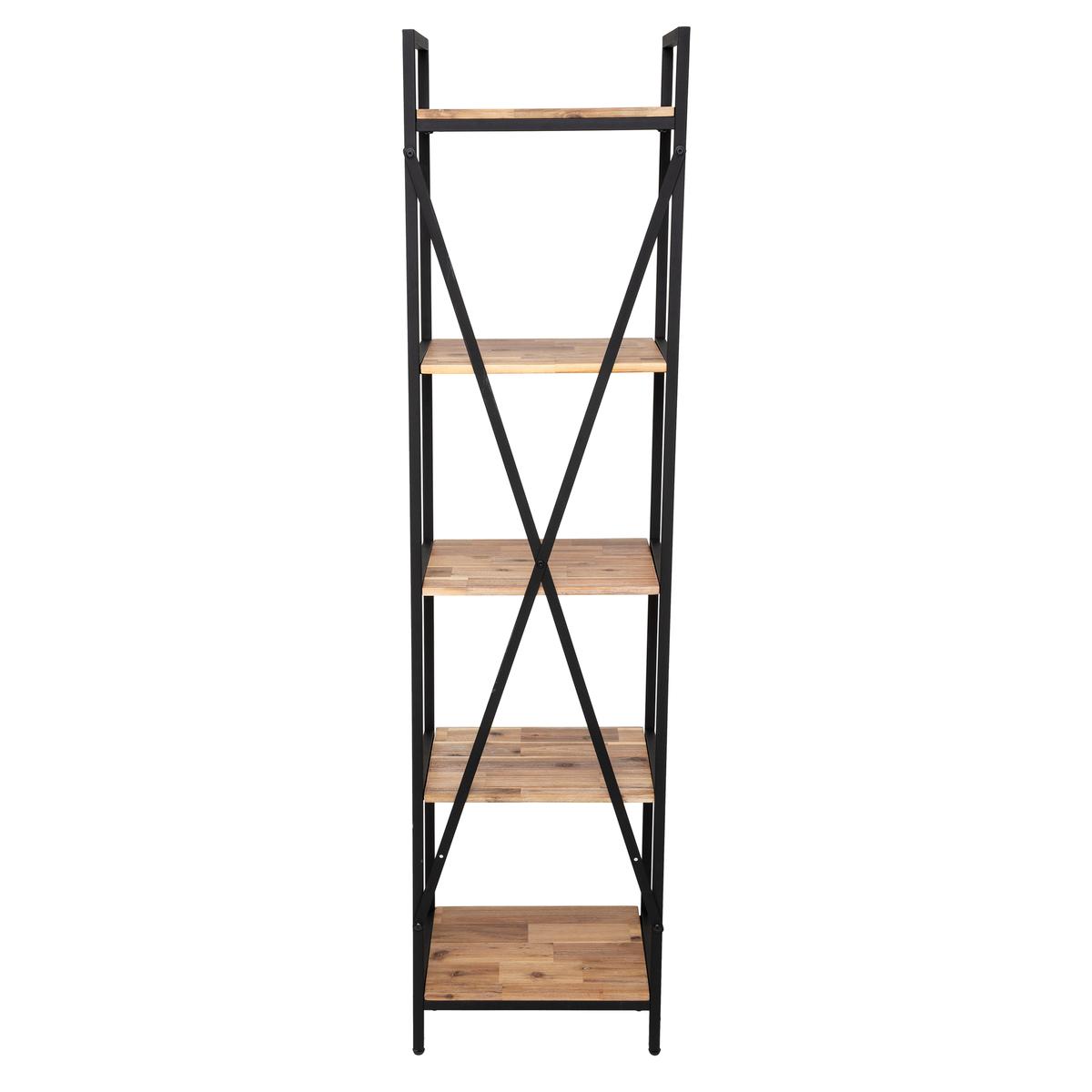 Raft Atmosphera Edena 5 rânduri, 45x180 cm, salcâm