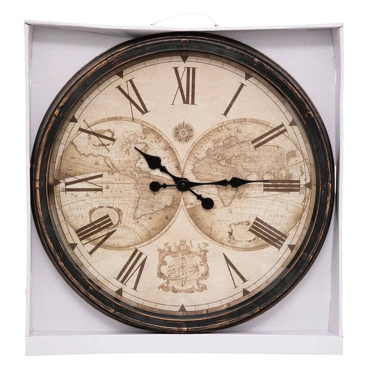 Ceas de perete Atmosphera Tomy, World, Ø51 cm, Plastic