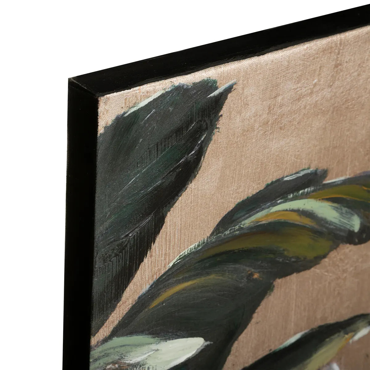 Pictură Atmosferă Triptic, Pânză pictată 90x90 cm, Efect aluminiu