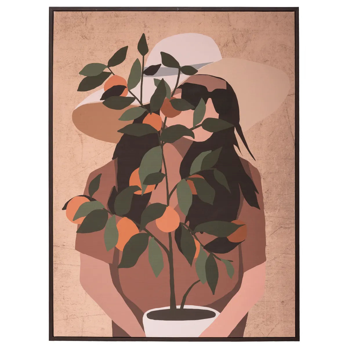 Pictură înrămată Atmosphera Woman, Imprimeu pe pânză 58x78 cm, Modele asortate