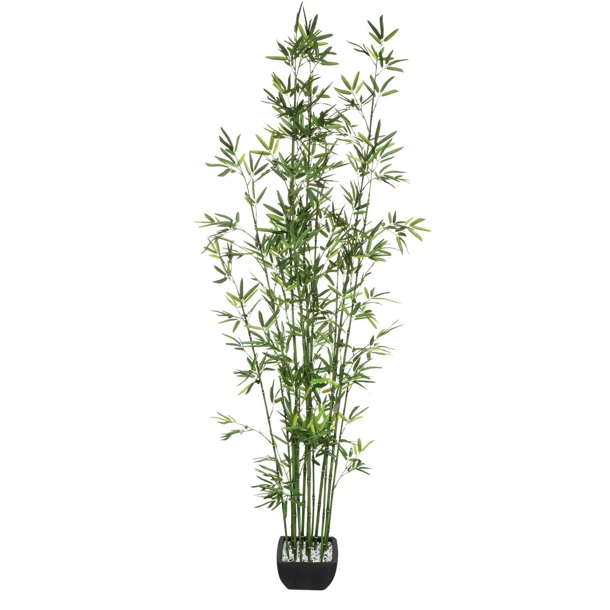 Atmosferă de plantă artificială din bambus, 180 cm, ceramică