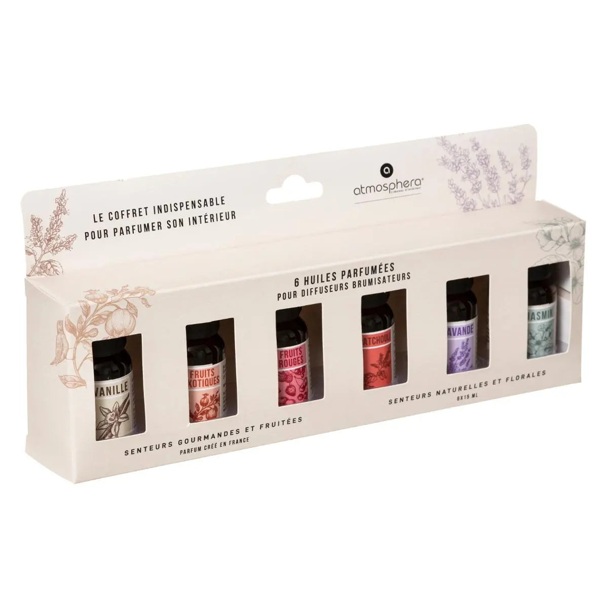Set de uleiuri aromatice Atmosphera Kili, 15 ml, 6 buc.