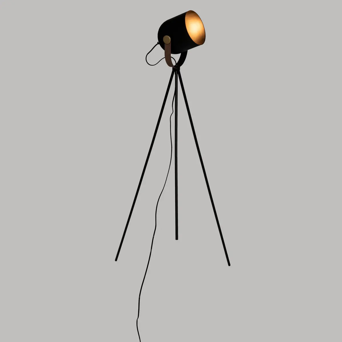 Lampion atmosphere Bil, Metal, Negru, 136 cm