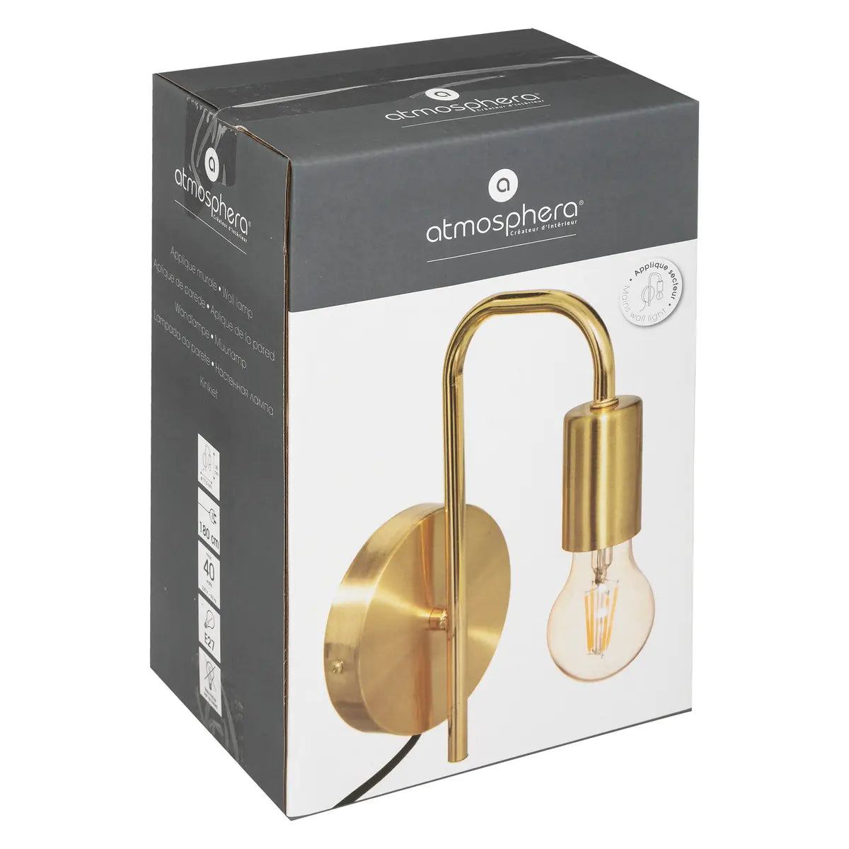 Lampă de perete Atmosphere Keli, 17 cm