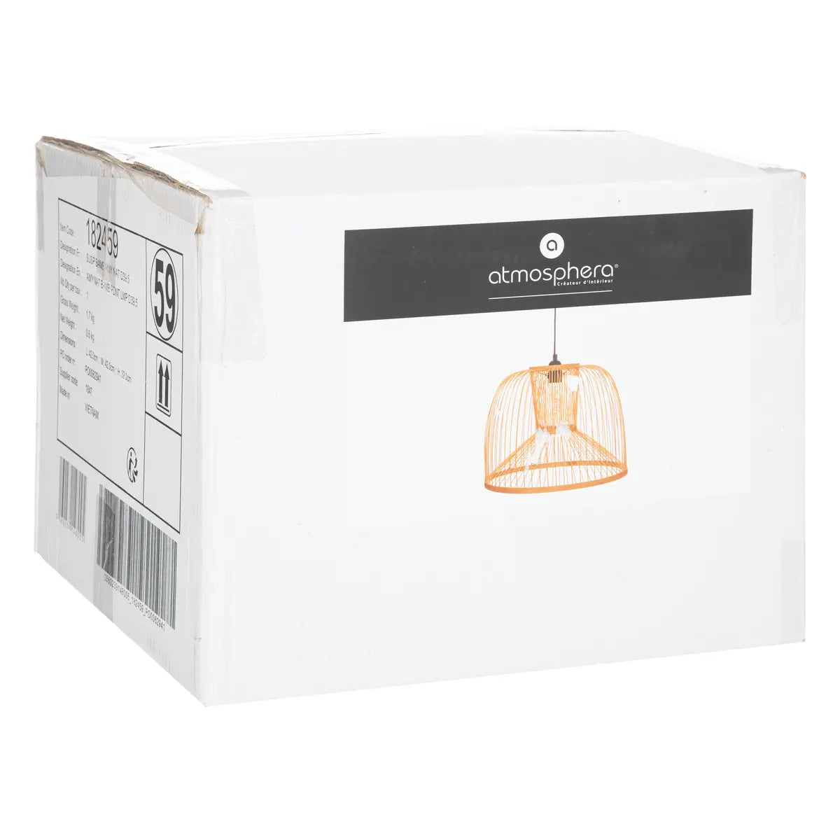 Lampă suspendată Atmosphere Amy, 39,5 cm, bambus