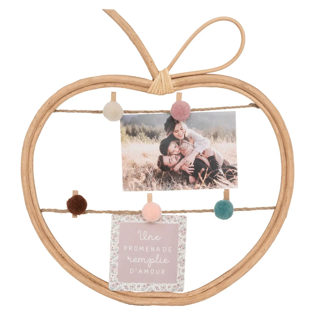 Ramă de perete Atmosphera, Rattan, 35x30 cm