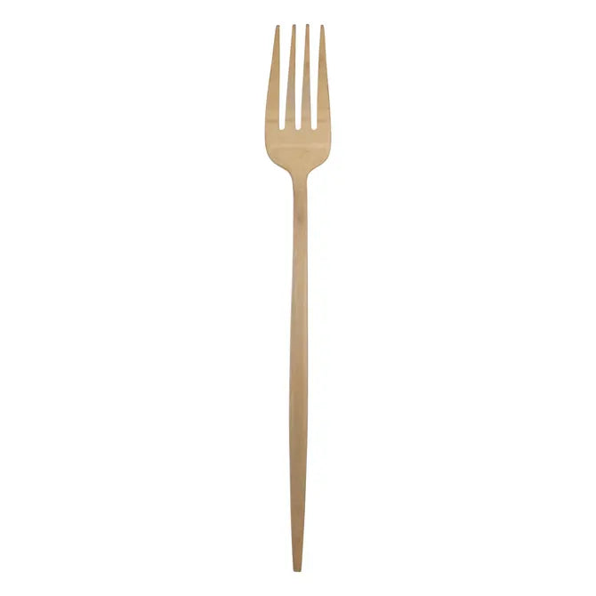 Set de tacâmuri aurii Secret de Gourmet Ida, inox, 24 piese