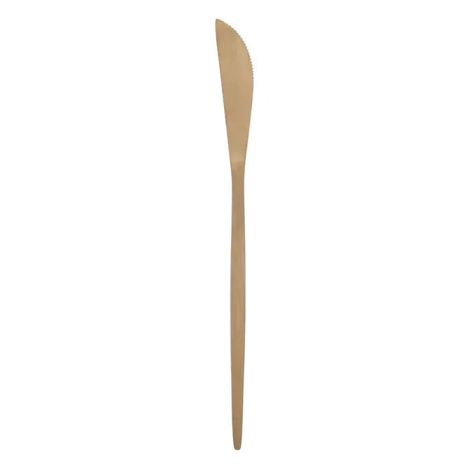 Set de tacâmuri aurii Secret de Gourmet Ida, inox, 24 piese