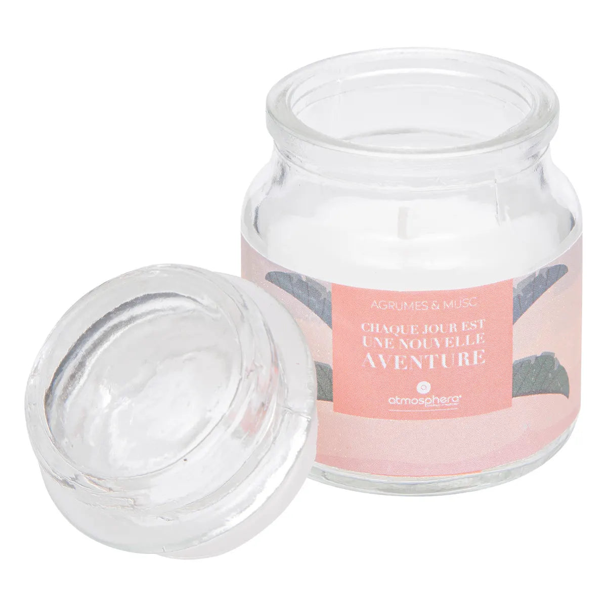 Lumânare parfumată Atmosphera Jomy, Sticlă, 65 g