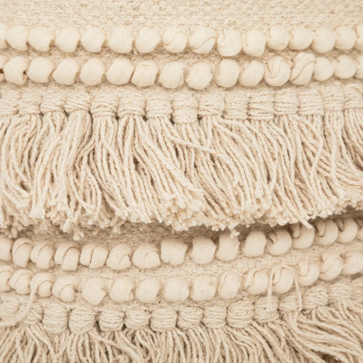 Set coș pliabil Atmosphera cu vedere la mare, Bumbac, Bej