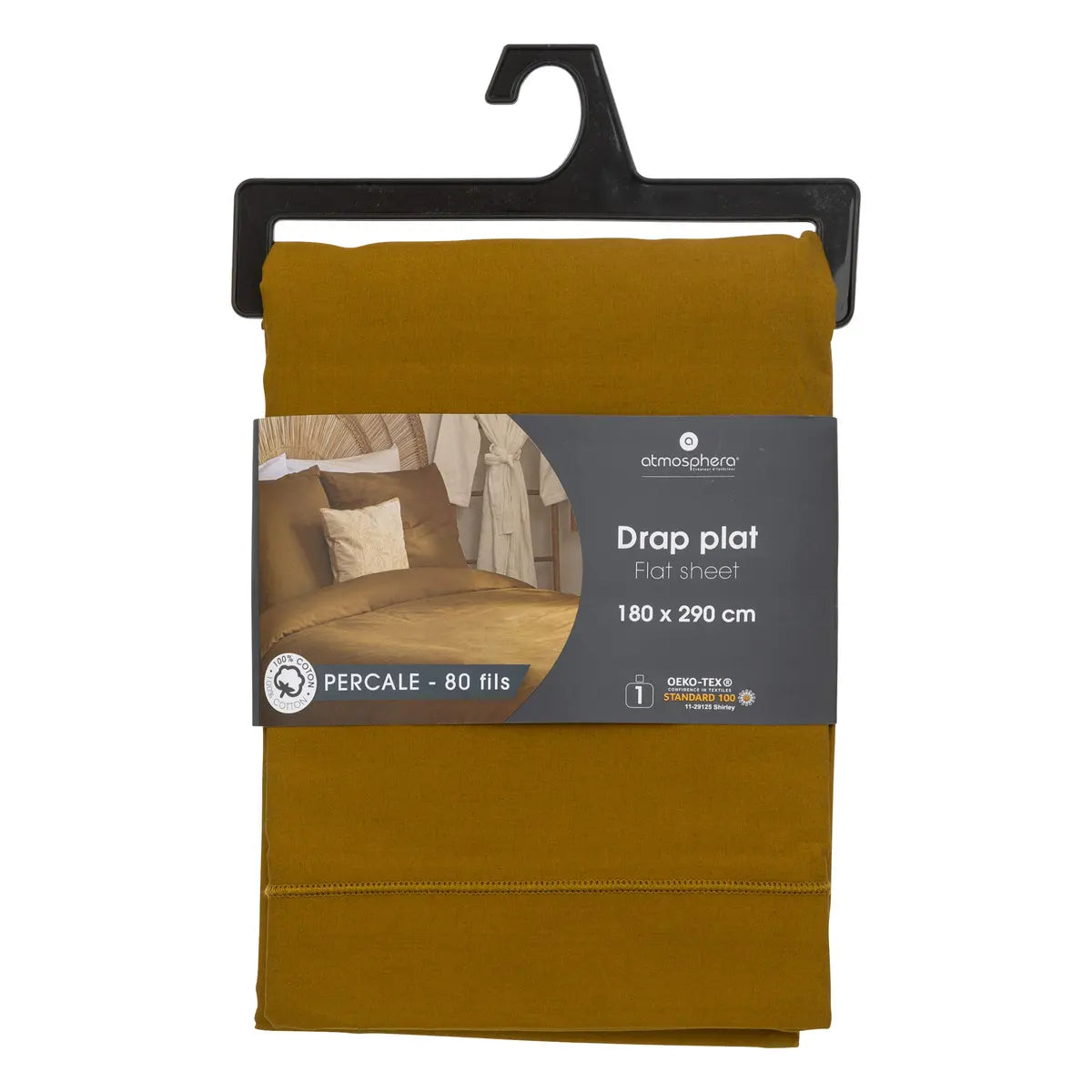 Cuvertură Atmosphera, Percale, 180x290 cm
