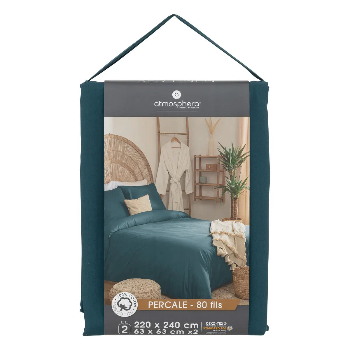 Lenjerie de pat Atmosphera Landiha, Bumbac, 240x220 cm
