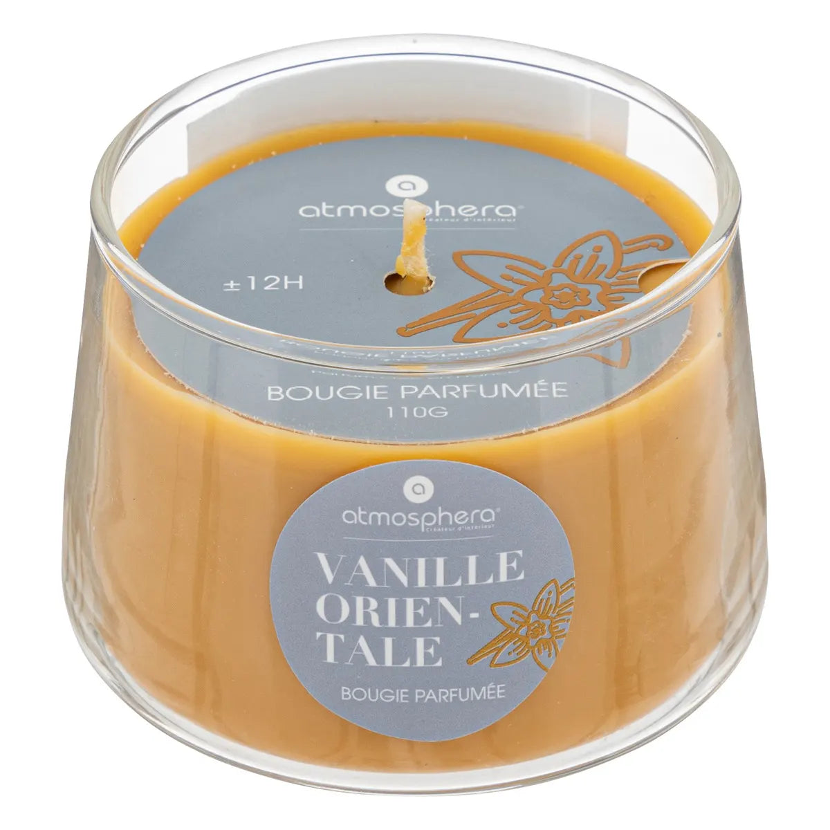 Lumânare parfumată Atmosphera Izor, Sticlă, 110 g
