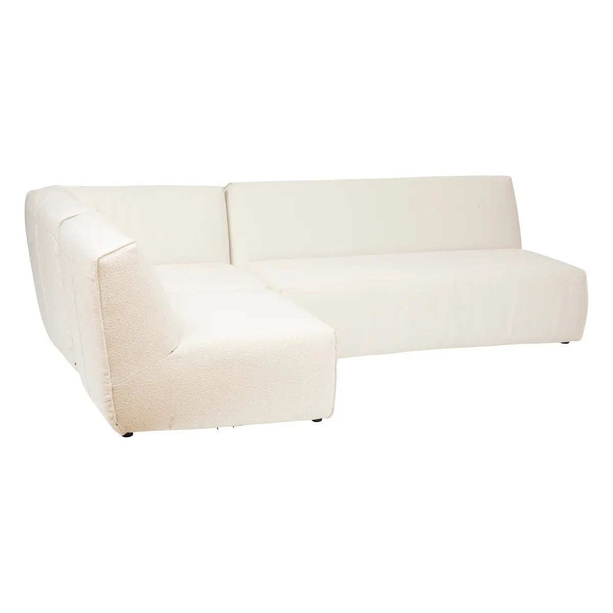 Canapea modulară cu două locuri Atmosphera Kiona, Boucle, 165x99x75 cm