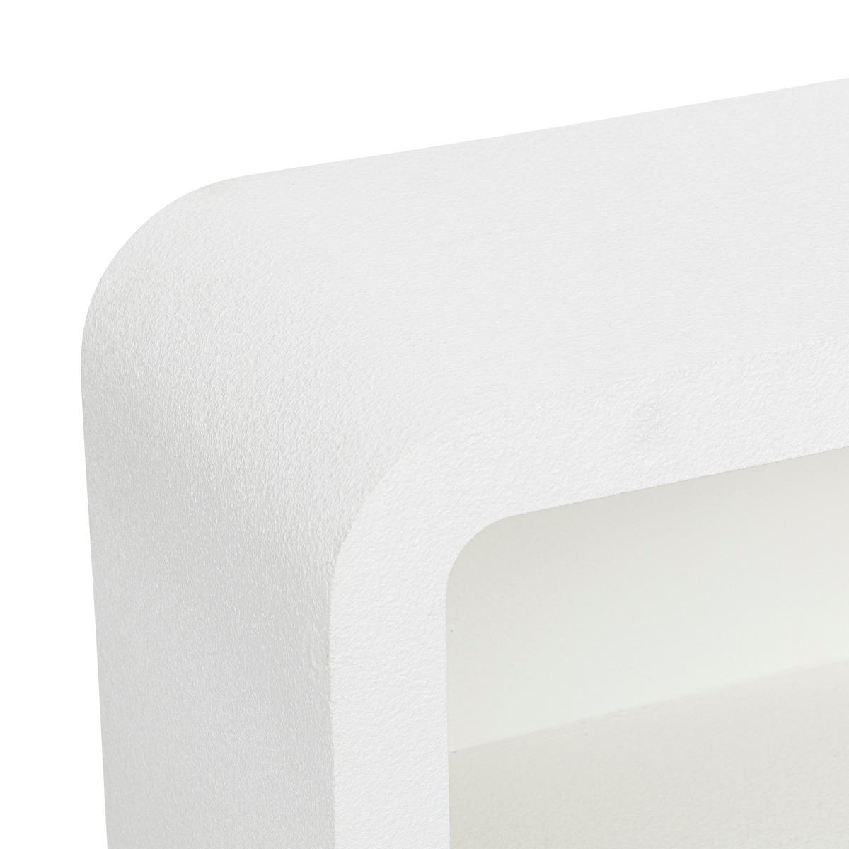 Raft Atmosphera Soleya, 4 nișe, 75x30 cm, Alb