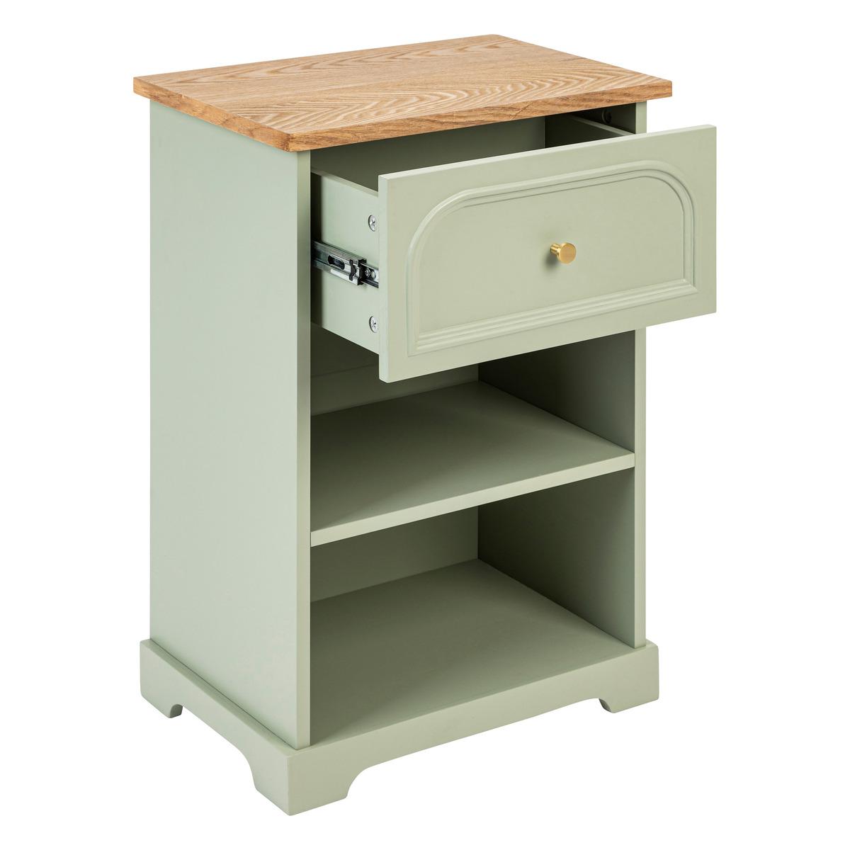 Noptieră Atmosphera Mohéa, 67 cm, Verde