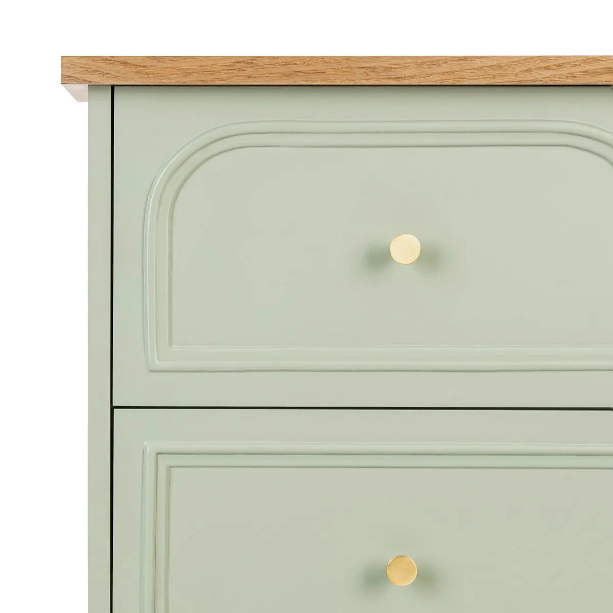 Comodă Atmosphera Mohea, 5 sertare, verde