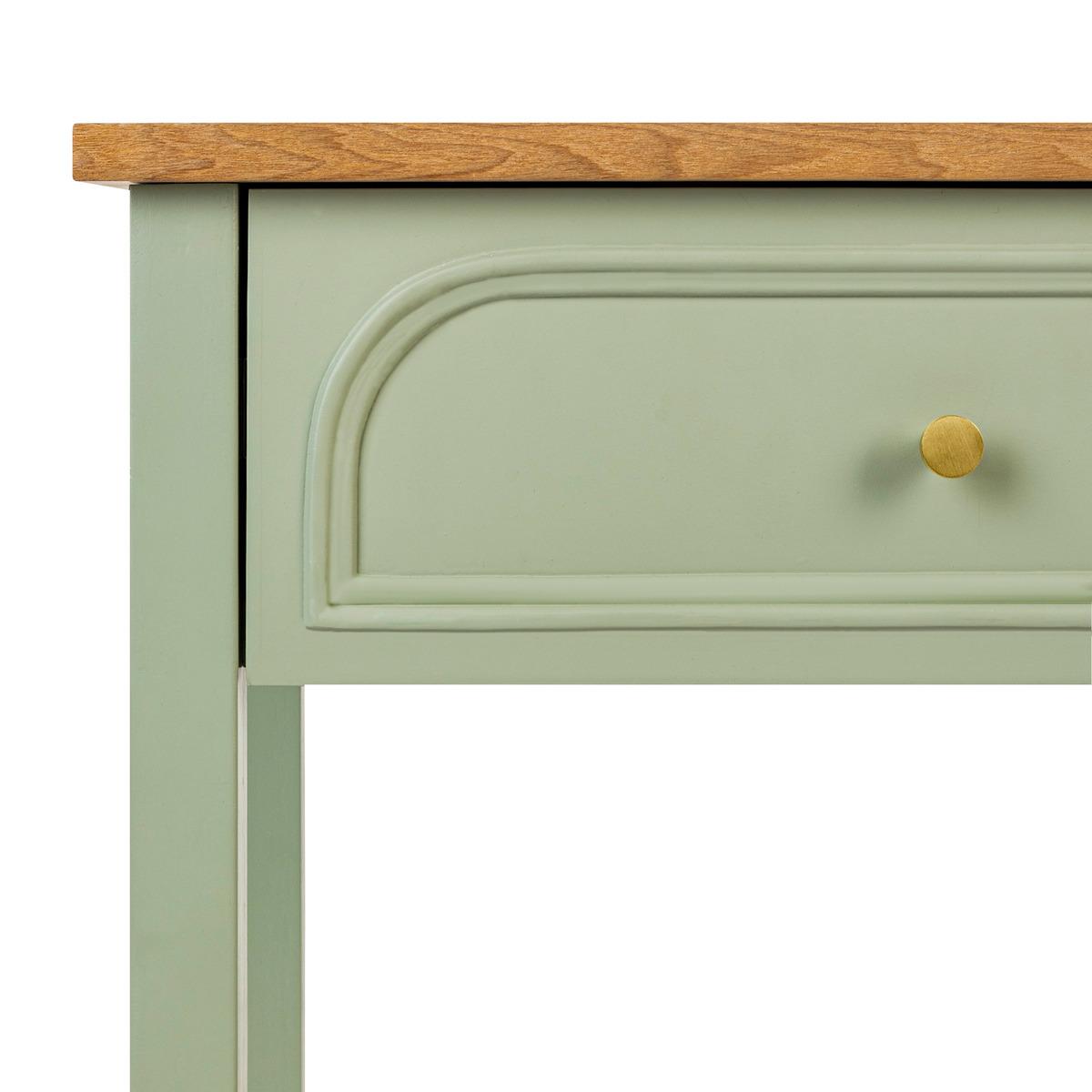 Masă consolă Atmosphera Mohea, 100 cm, MDF, Verde