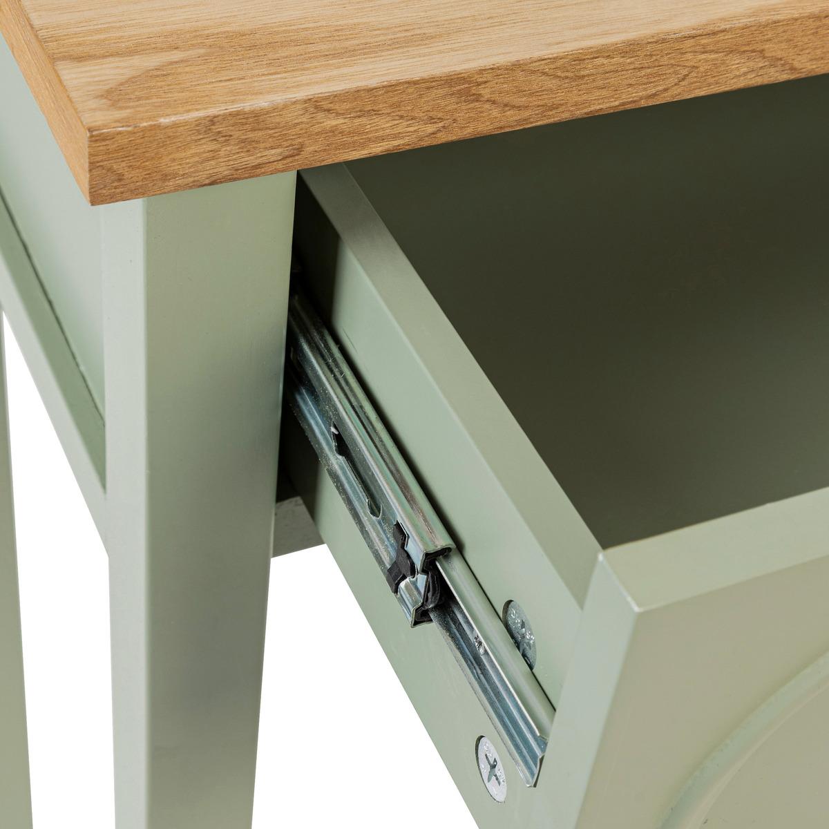 Masă consolă Atmosphera Mohea, 100 cm, MDF, Verde