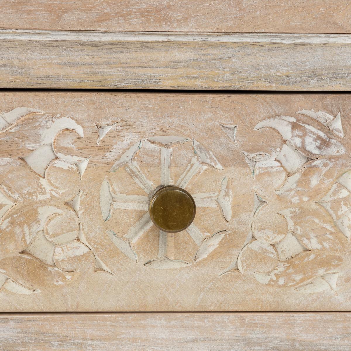 Masă consolă Atmosphera Shirel, 120 cm, lemn de mango