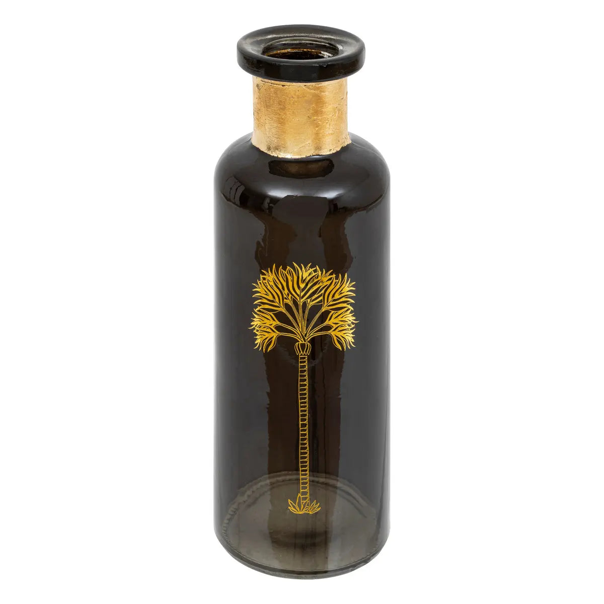 Vază Atmosferă Tropicală, Sticlă, 22 cm