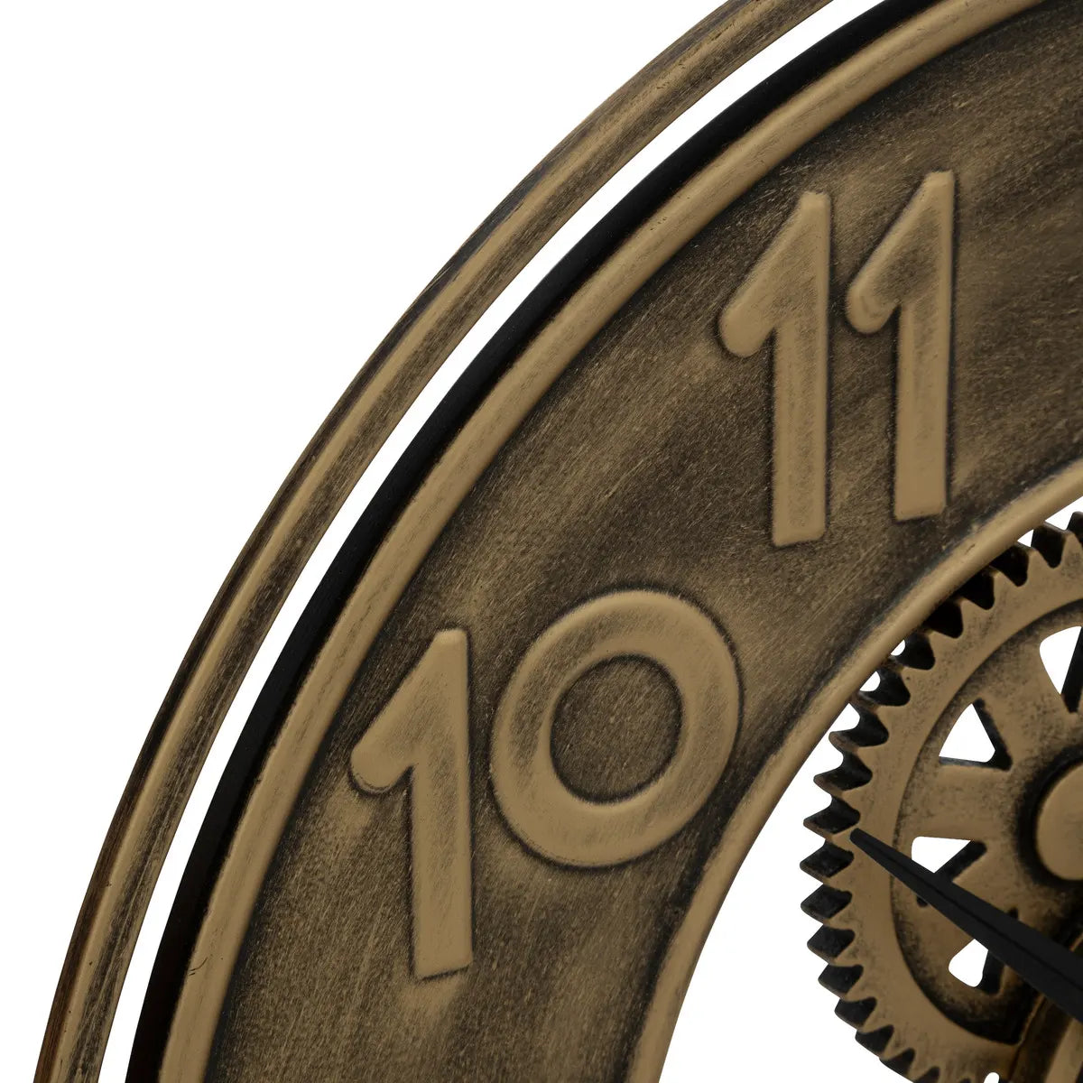 Ceas de perete Atmosphera Jacob, Ø48 cm, Metal, Culoare aurie