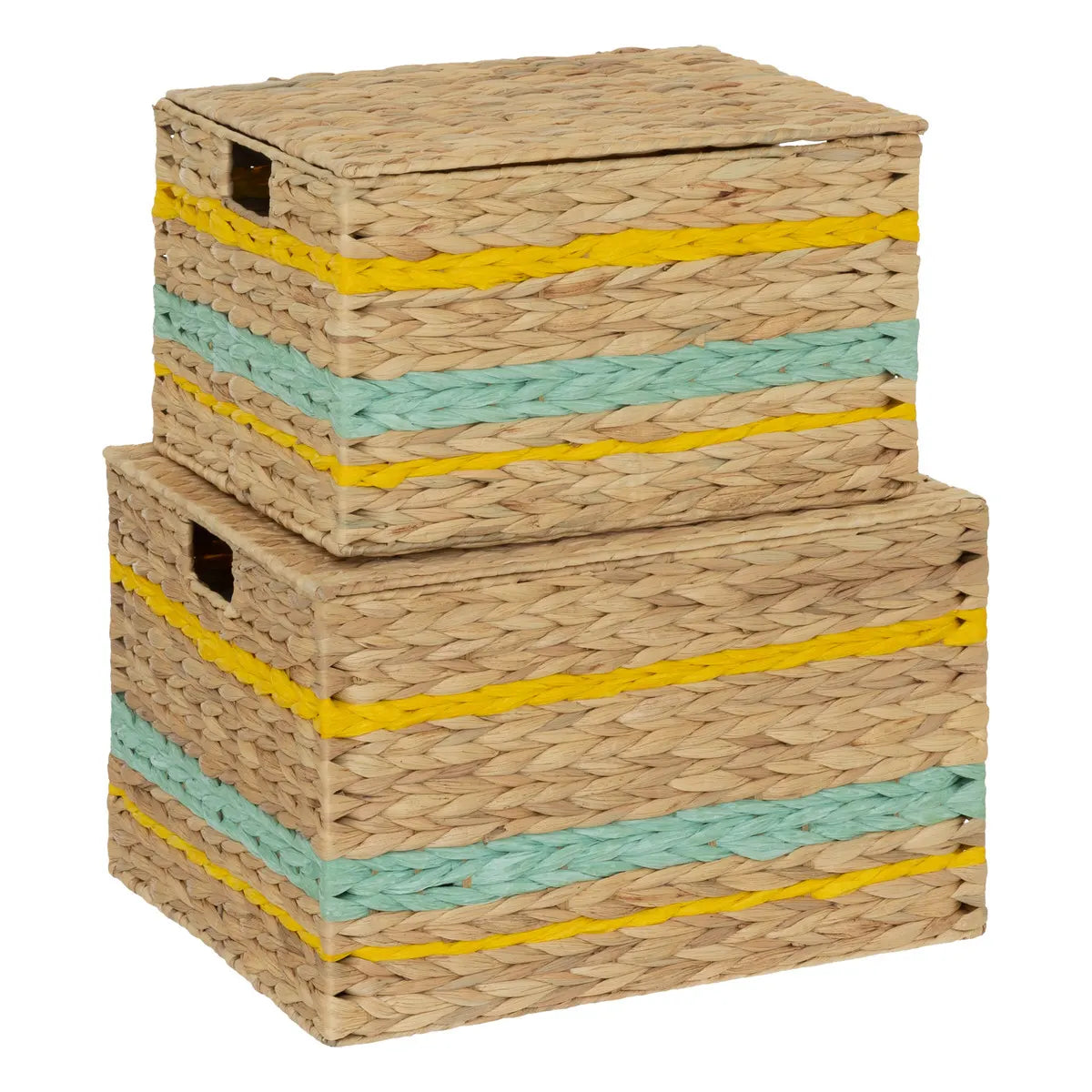 Set de cutii de depozitare pentru copii Atmosphera Australie, 2 buc, Zambilă