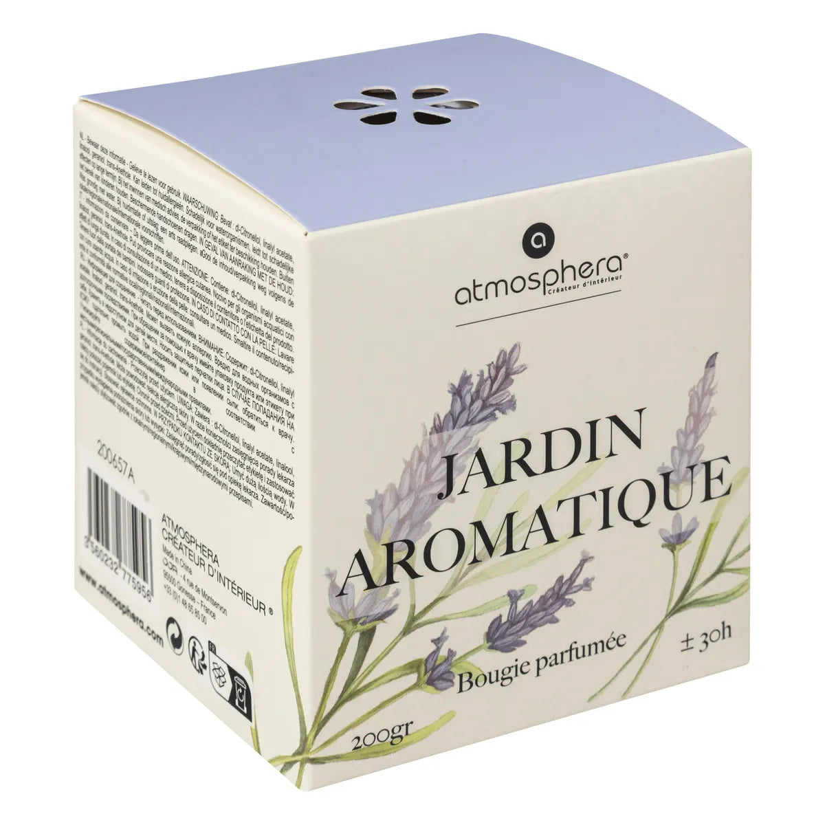 Lumânare parfumată Atmosphera Oudy, Sticlă, 200 g