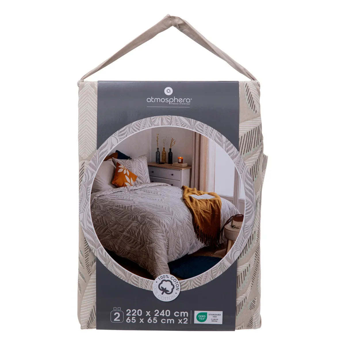 Lenjerie de pat Atmosphera Nalh, Bumbac, 240x220 cm