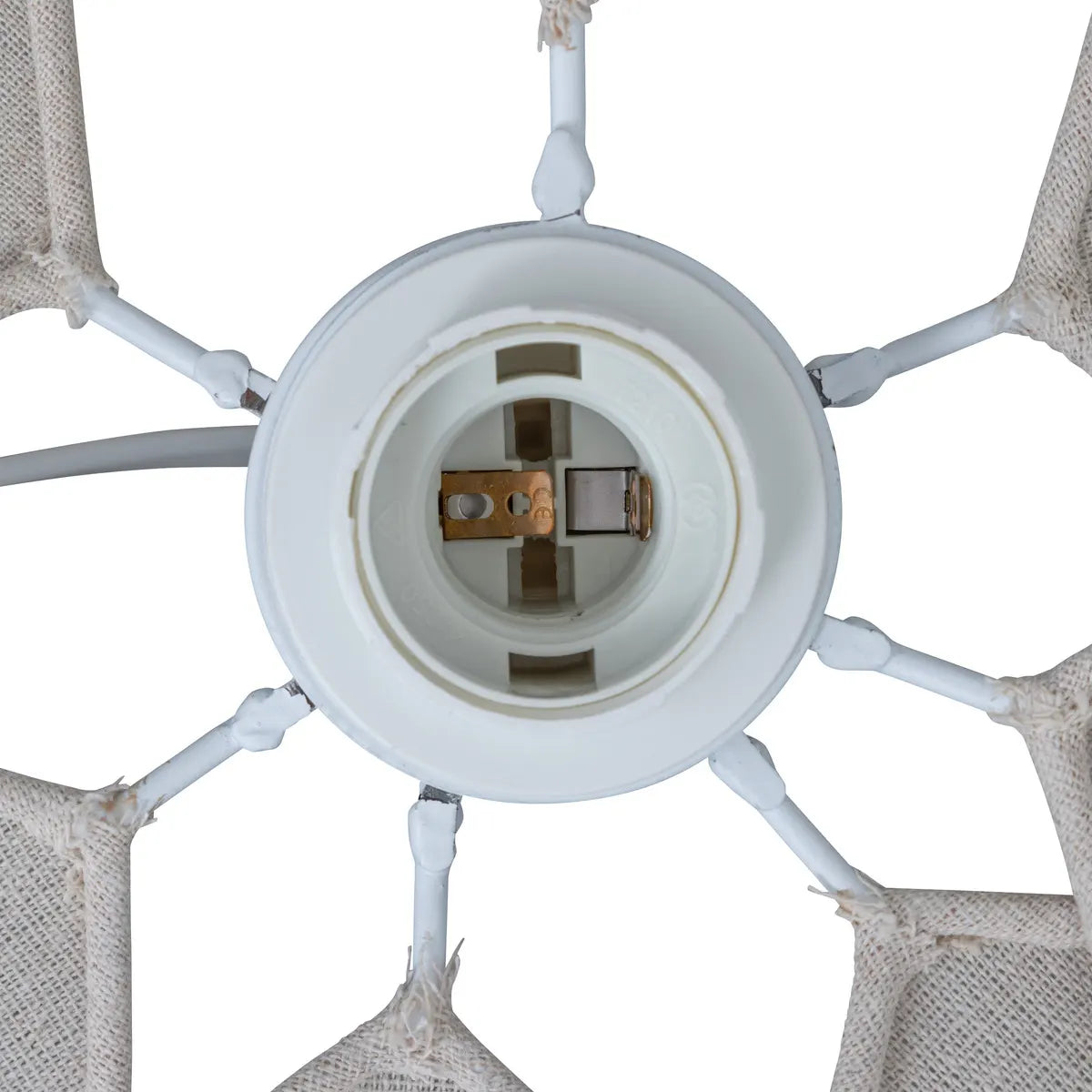 Lampă suspendată Atmosphera Petals, 100 cm, bej bej