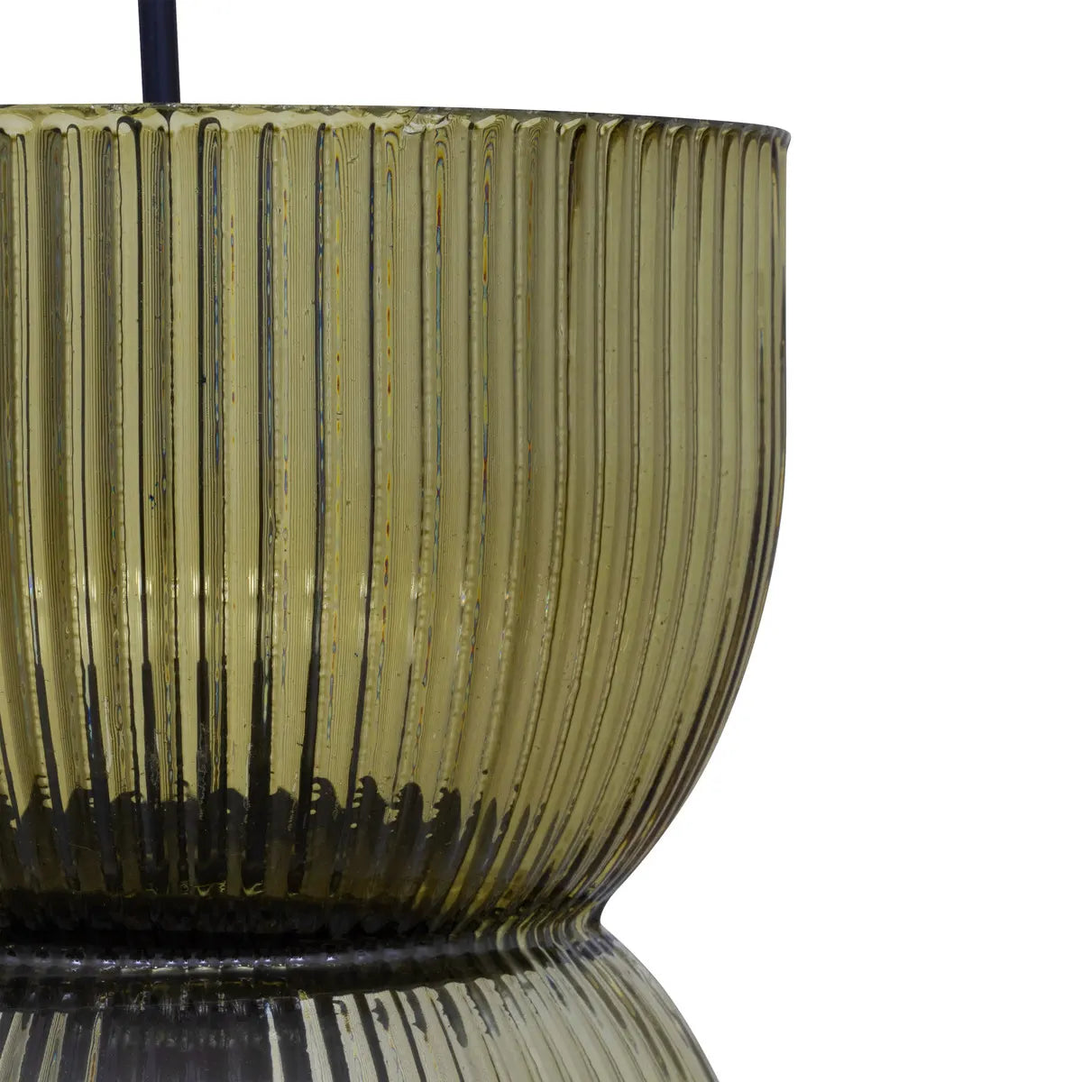 Lampă suspendată Atmosphera Ancel, 14 cm, sticlă, verde