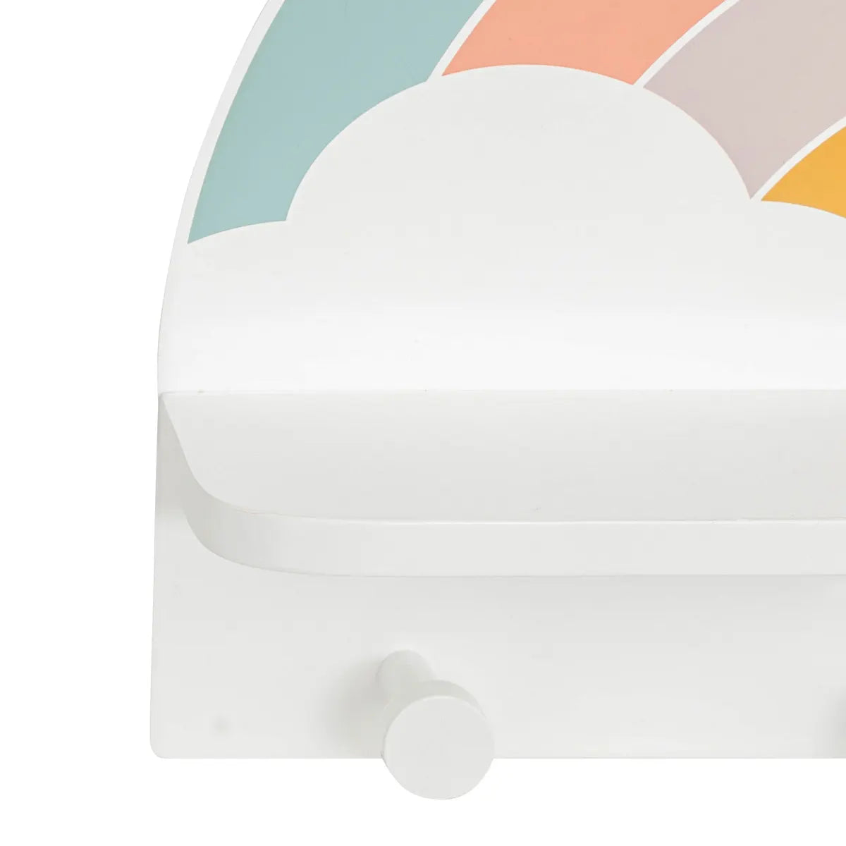 Cuier pentru copii cu raft Atmosphera Rainbow, MDF