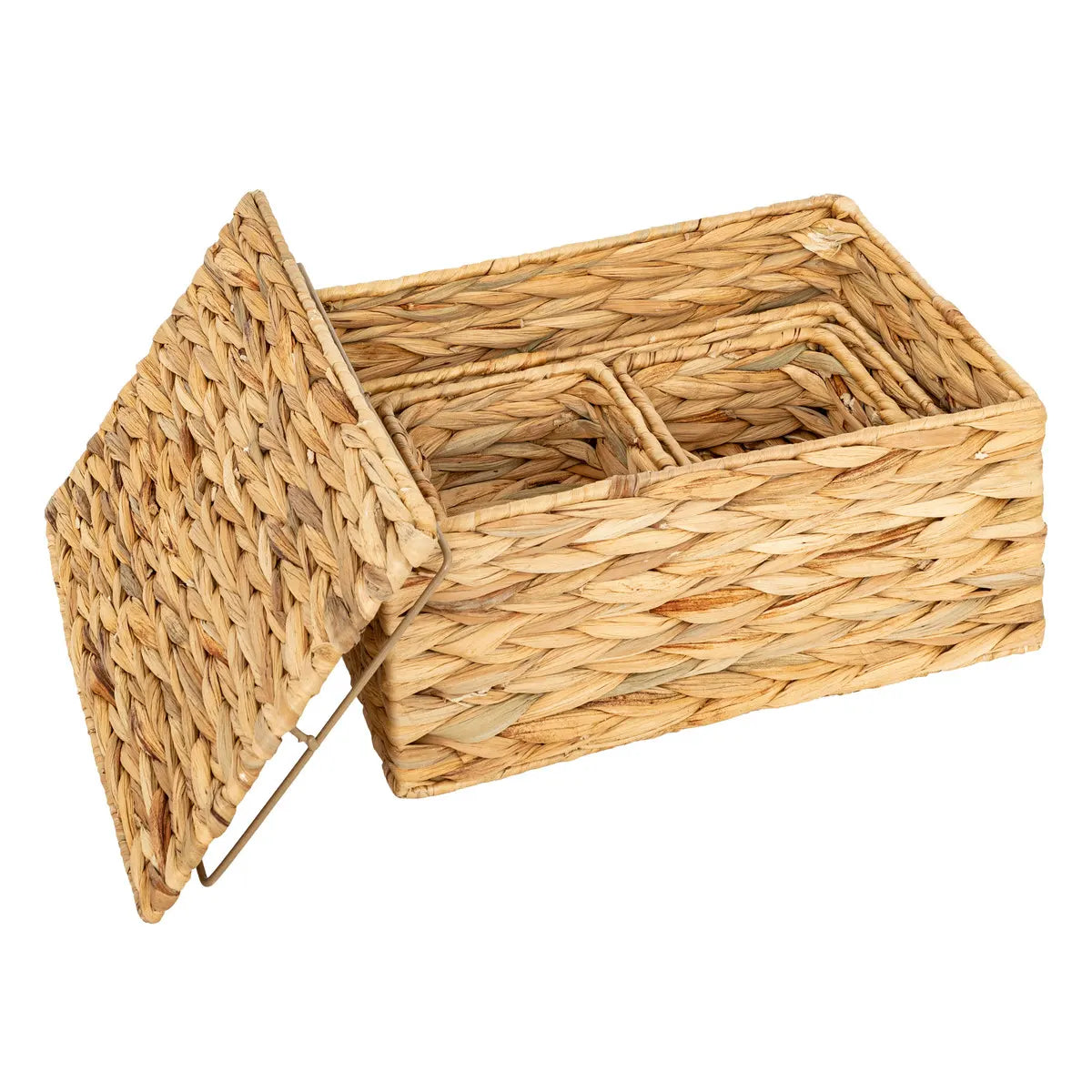 Set coșuri depozitare Atmosphera Lia, L.12/27/33 cm, 4 buc.