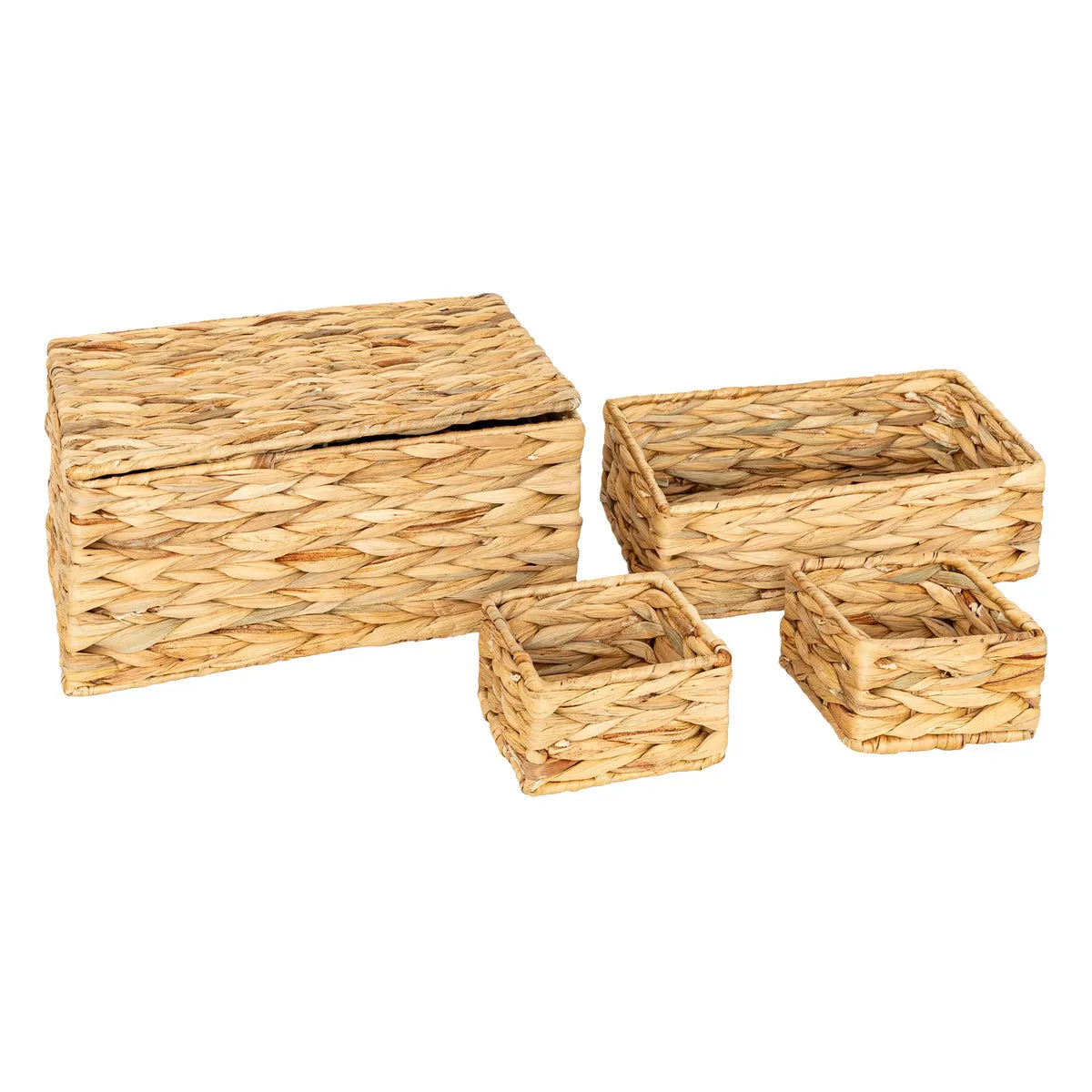 Set coșuri depozitare Atmosphera Lia, L.12/27/33 cm, 4 buc.