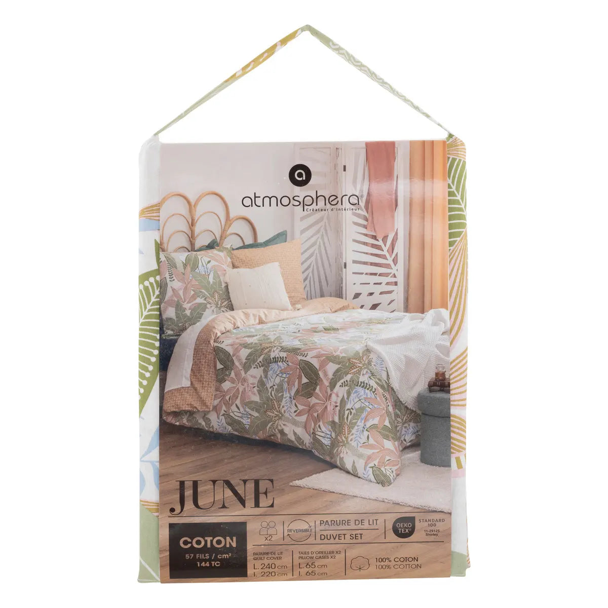 Lenjerie de pat Atmosphera June, bumbac, 240x220 cm