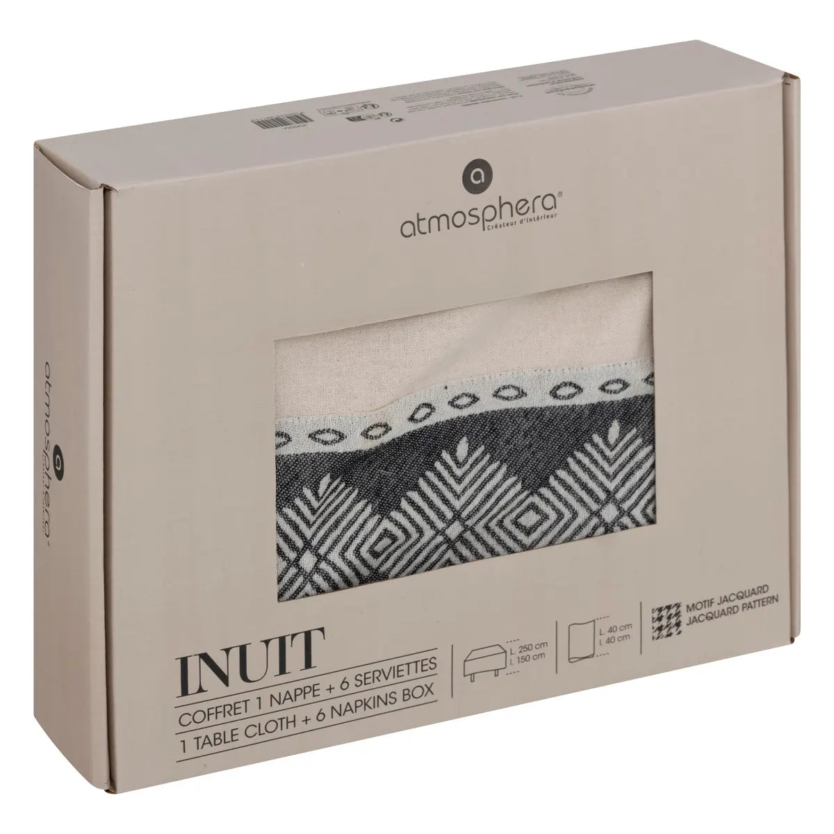 Față de masă Atmosphere 150x250 cm și șervețele 6 buc, Ocru