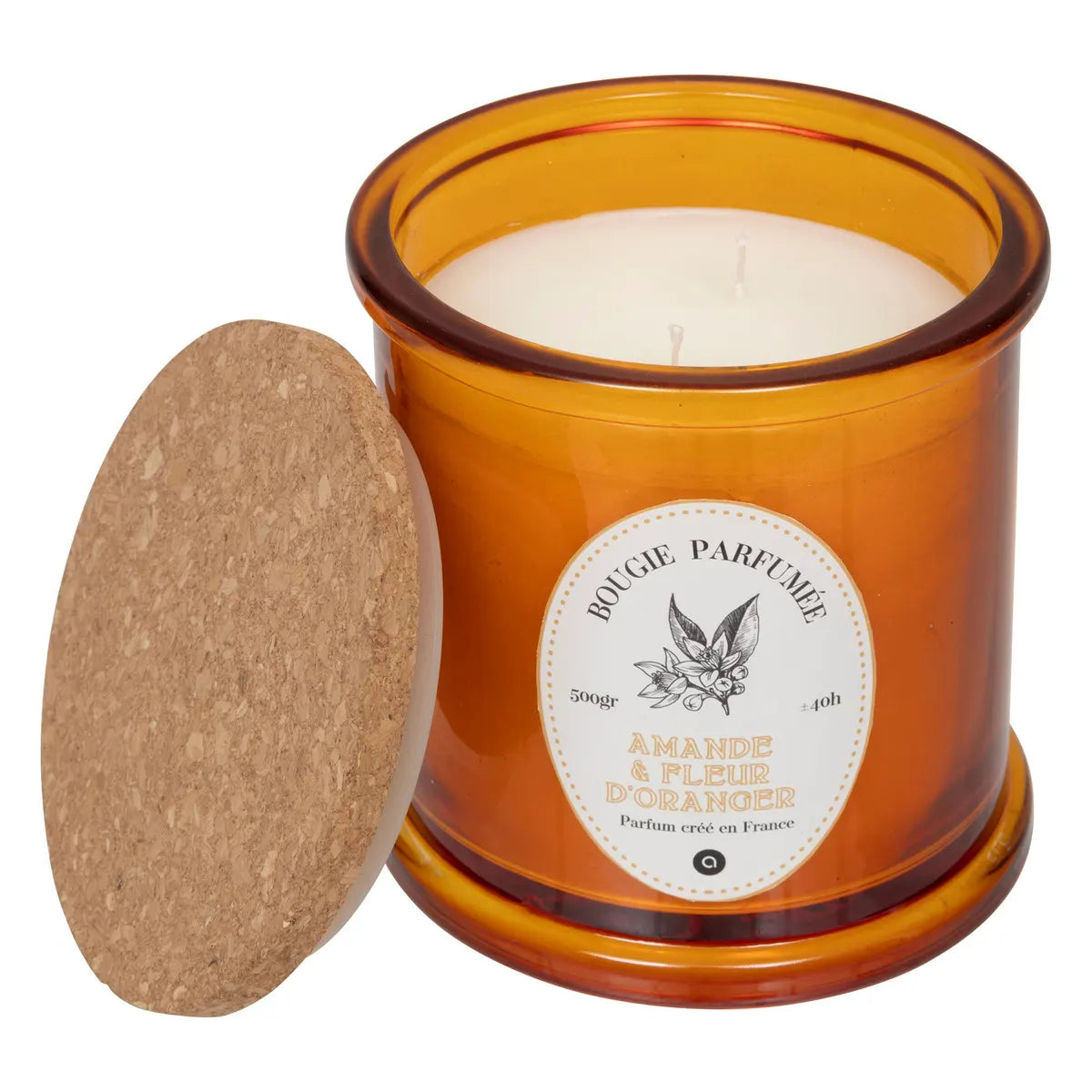 Lumânare parfumată Atmosphera Hapo, Sticlă, 500 g