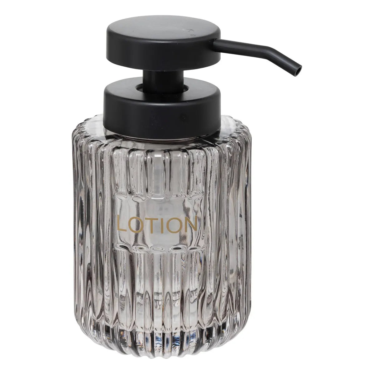 Dozator de săpun 5five din sticlă, 250 ml, gri