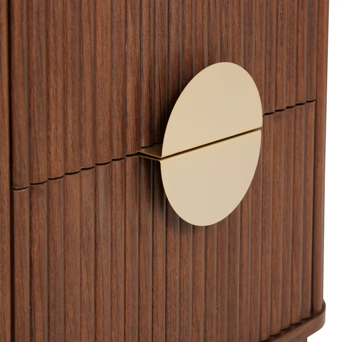 Noptieră Atmosphera Wany, 2 sertare, MDF, Nuc, 45x40x50 cm