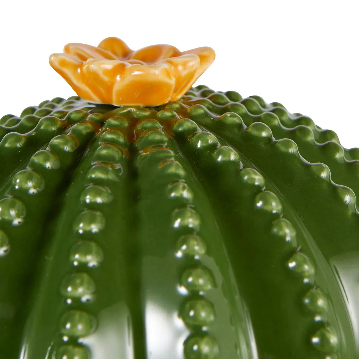 Cutie de depozitare Atmosphera Yucatan, 16xH15.5x11cm, Ceramică, Verde