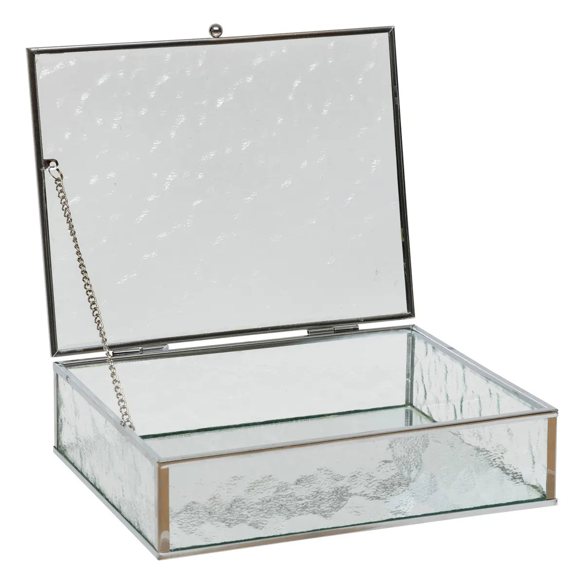 Set de cutii pentru depozitarea bijuteriilor Atmosphera Ania, 2 buc, sticlă