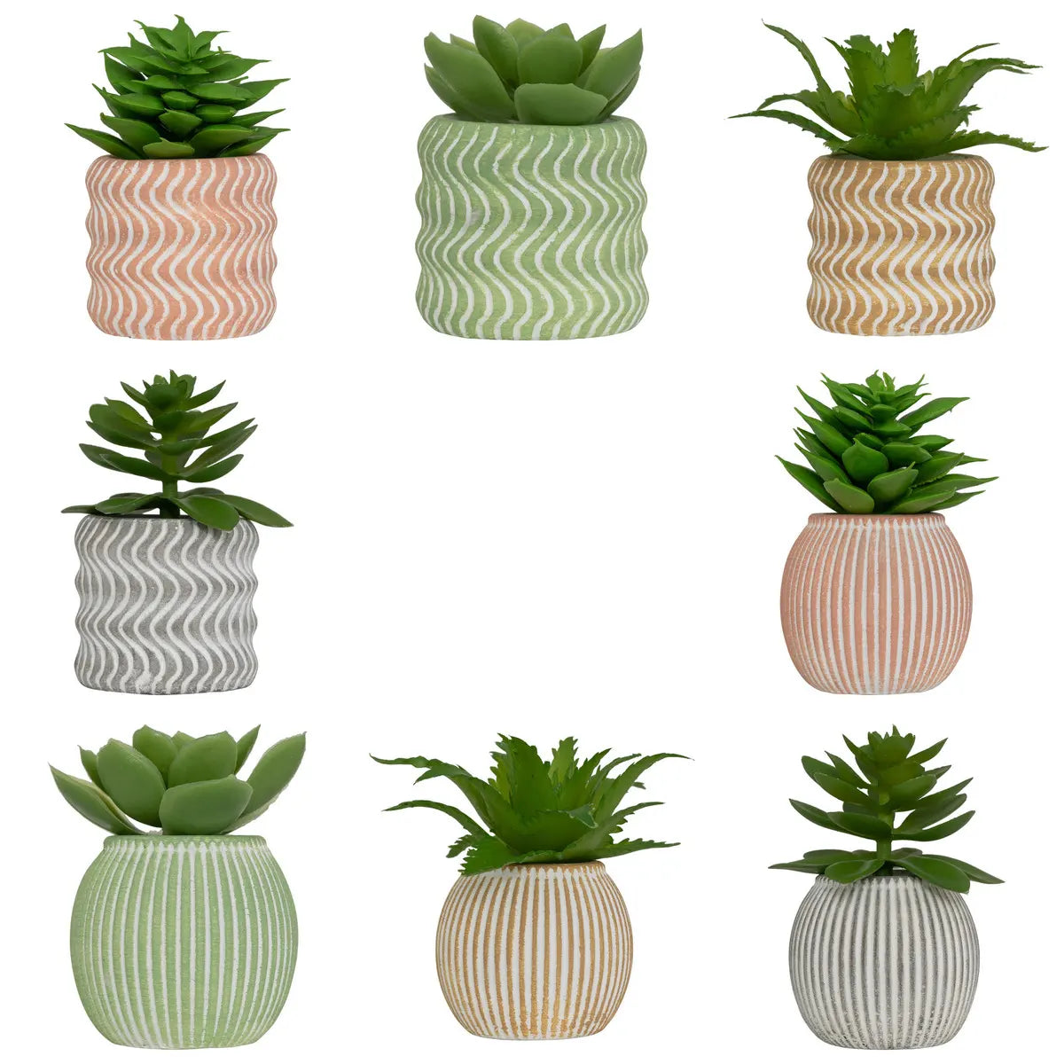 Plantă artificială Atmosphera Ubi Succulent, 7 cm, diverse specii