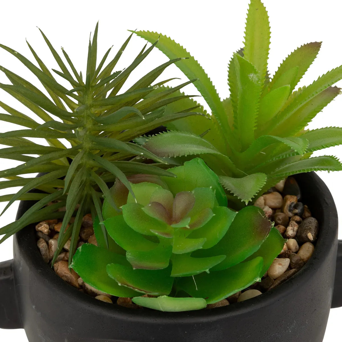 Plantă artificială Atmosphera Dusty Succulent, 22 cm, diverse specii