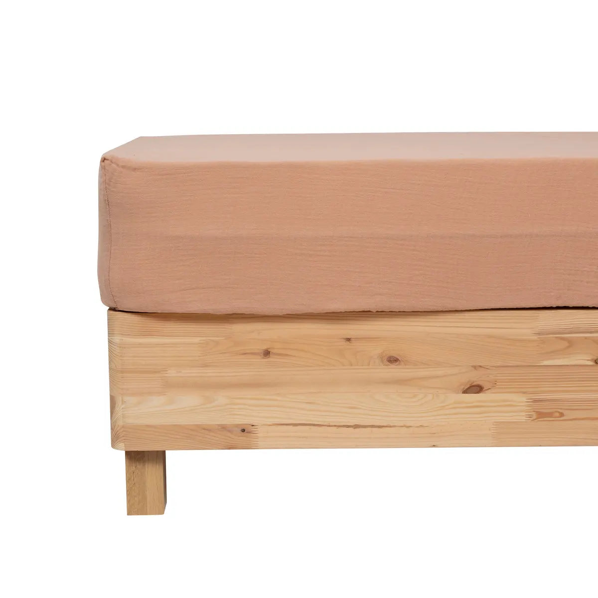 Cearșaf cu elastic Atmosphera Flora, 140x190 cm