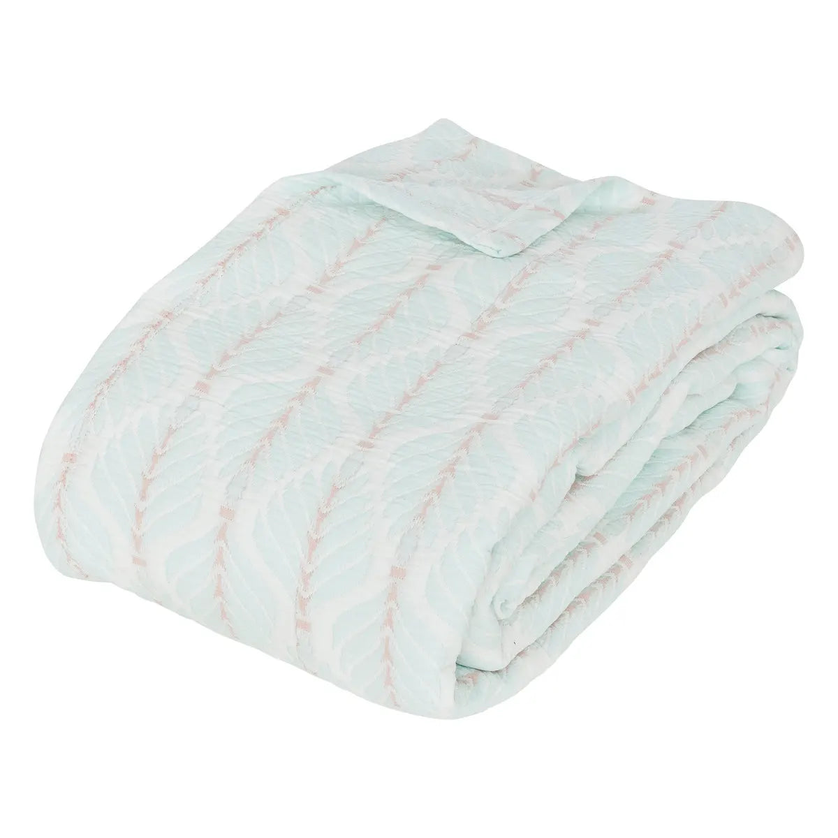 Pătură Atmosphera Wild Romance, Jacquard, 240x260 cm, Albastru deschis