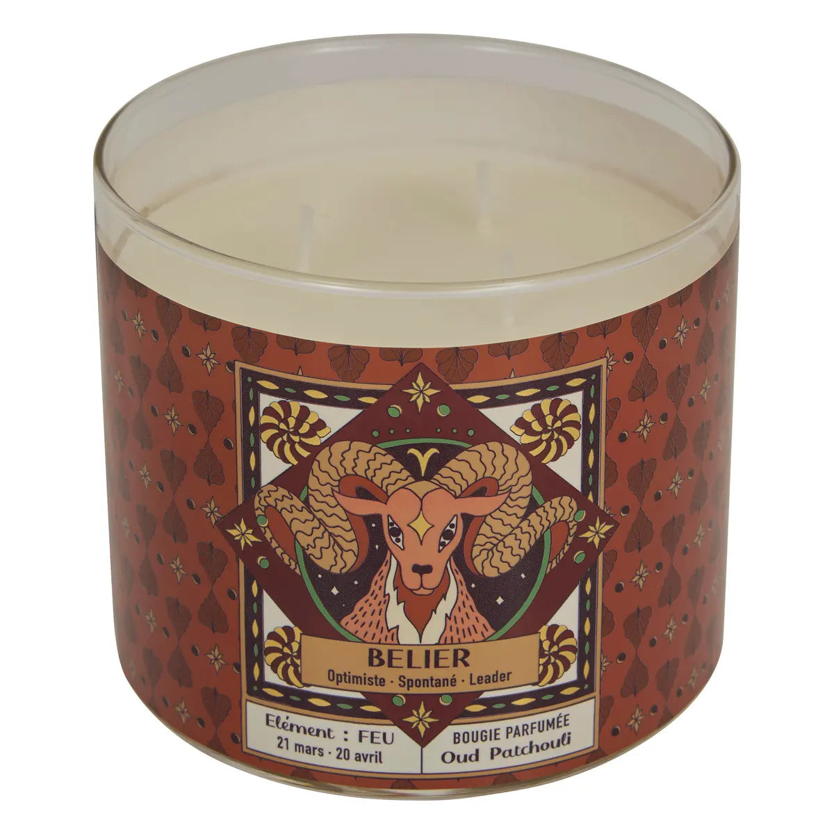 Lumânare parfumată Atmosphera Astro, sticlă, 396 g