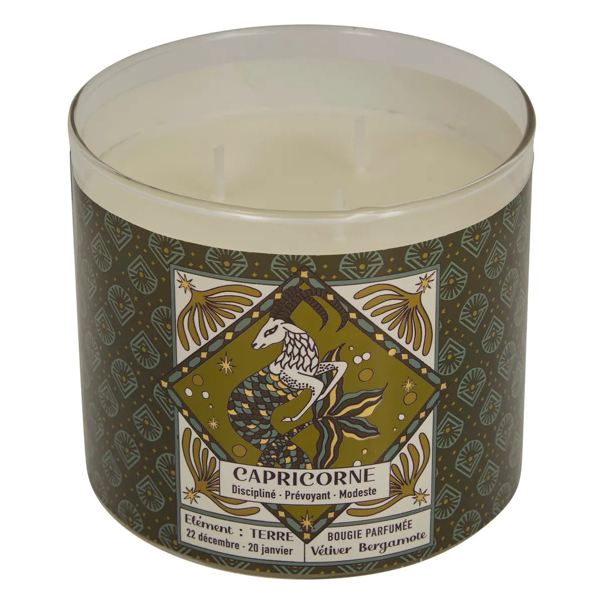 Lumânare parfumată Atmosphera Astro, sticlă, 396 g