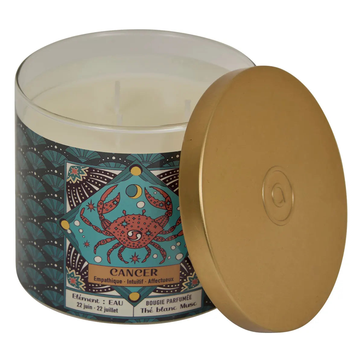 Lumânare parfumată Atmosphera Astro, sticlă, 396 g