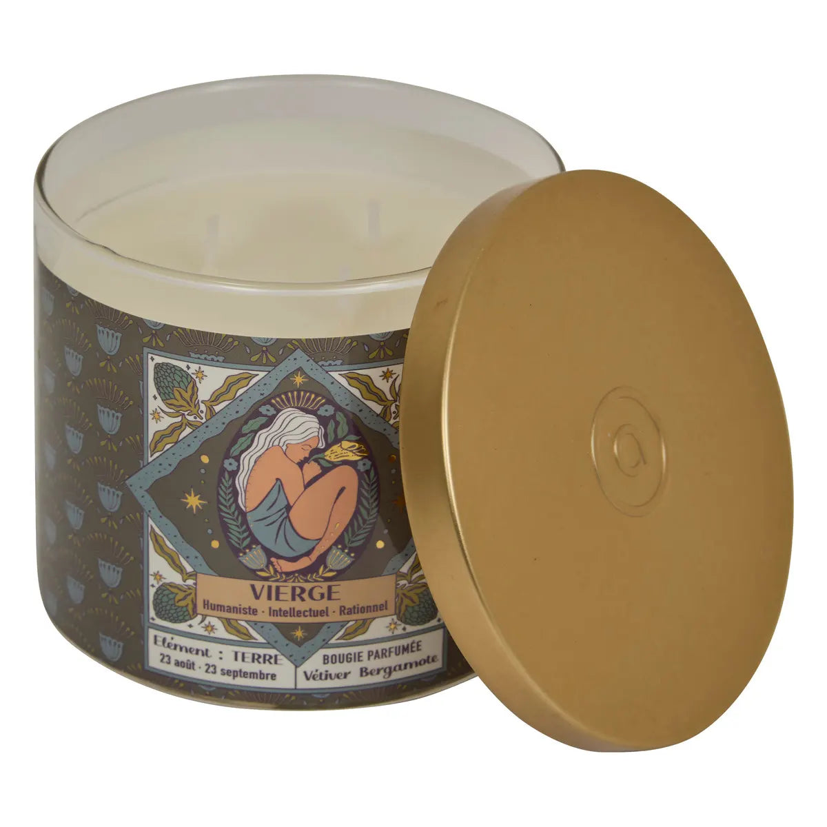 Lumânare parfumată Atmosphera Astro, sticlă, 396 g